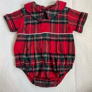 Beaufort Bonnet Plaid Bubble, 0-6M